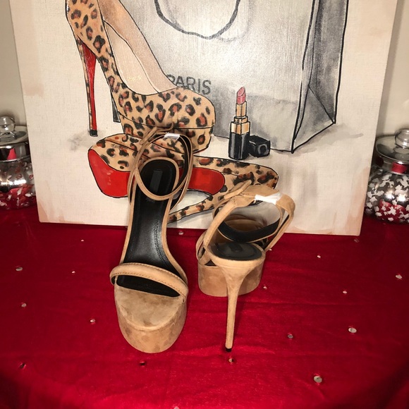 ALEXANDER WANG SUEDE ANTONIA HEELS - Picture 4 of 6